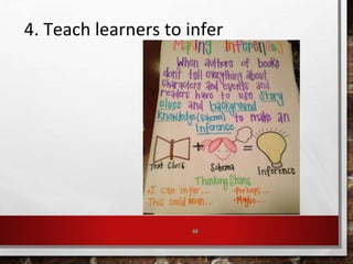 44
4. Teach learners to infer
 