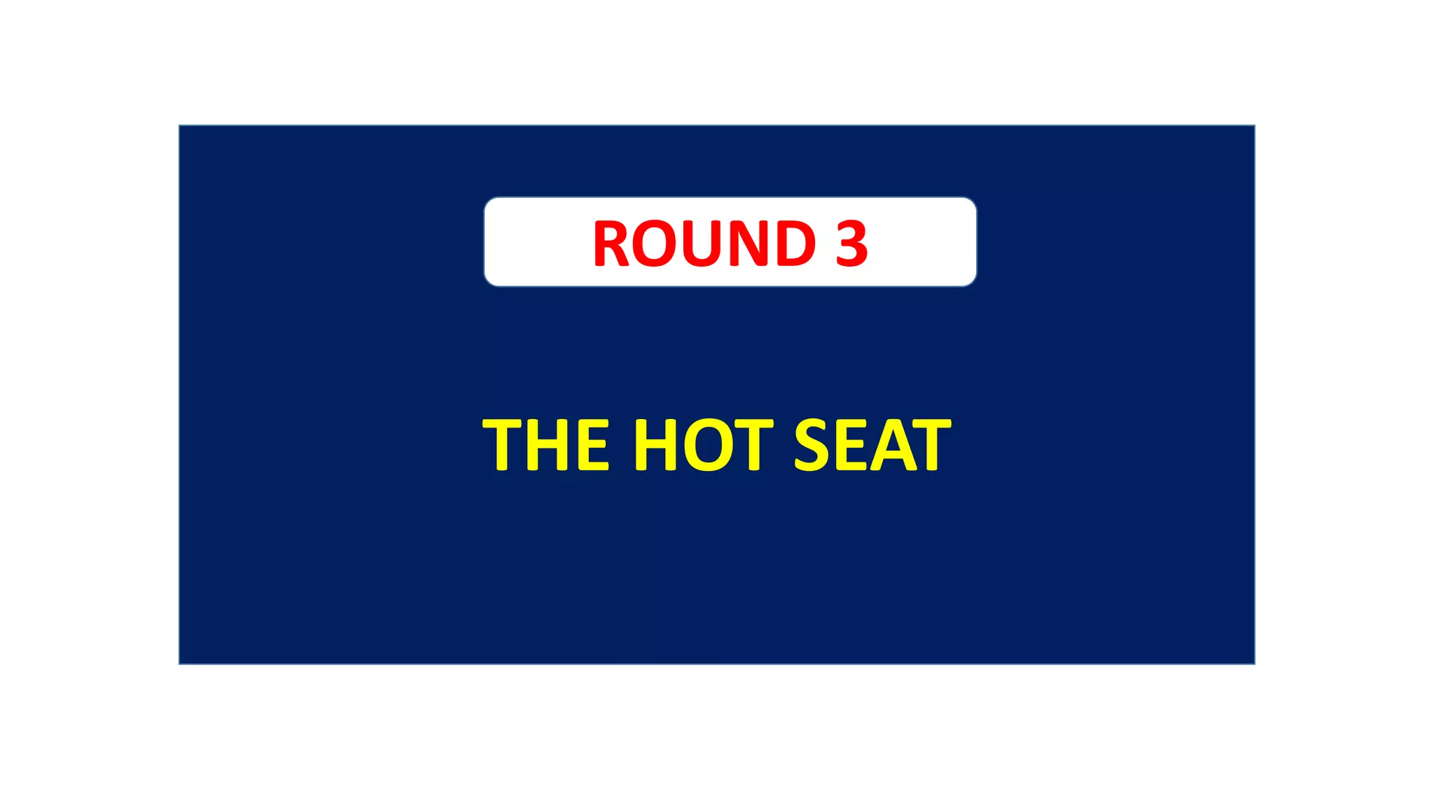 Game The Hot Seat Tieu hoc PPT