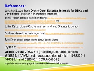 Shared_Pool_Monitoring THREE APPROACHES TO Shared Pool Monitoring | PPTX