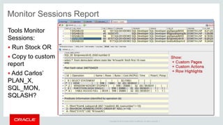 All of the Performance Tuning Features in Oracle SQL Developer | PPTX