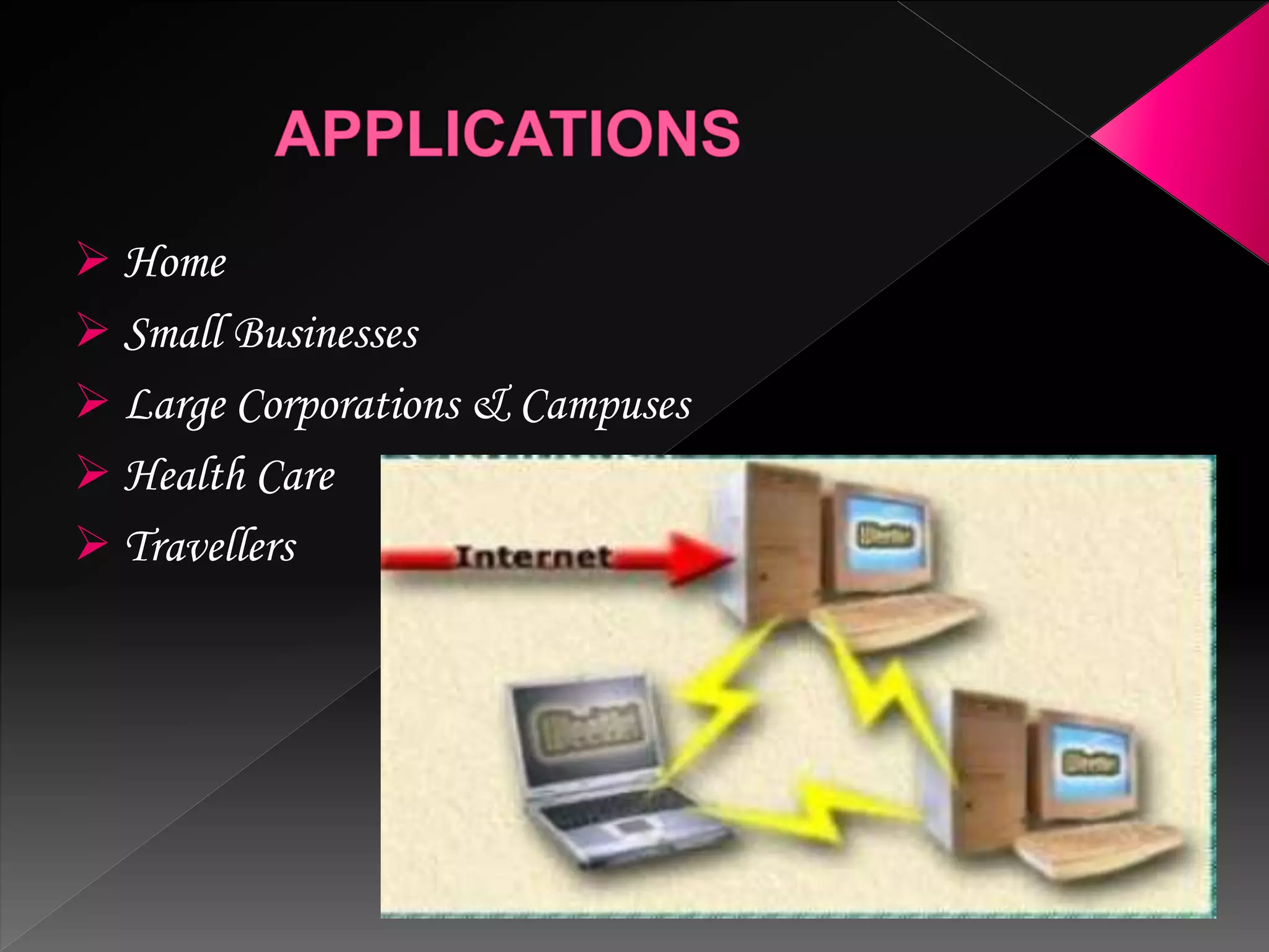  Home
 Small Businesses
 Large Corporations & Campuses
 Health Care
 Travellers
 