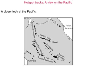 Hotspot tracks: A view on the Pacific
A closer look at the Pacific:
 