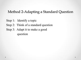 Higher Order Thinking Questions | PPT