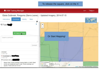 To release the square, click on the X
Or Start Mapping!
 