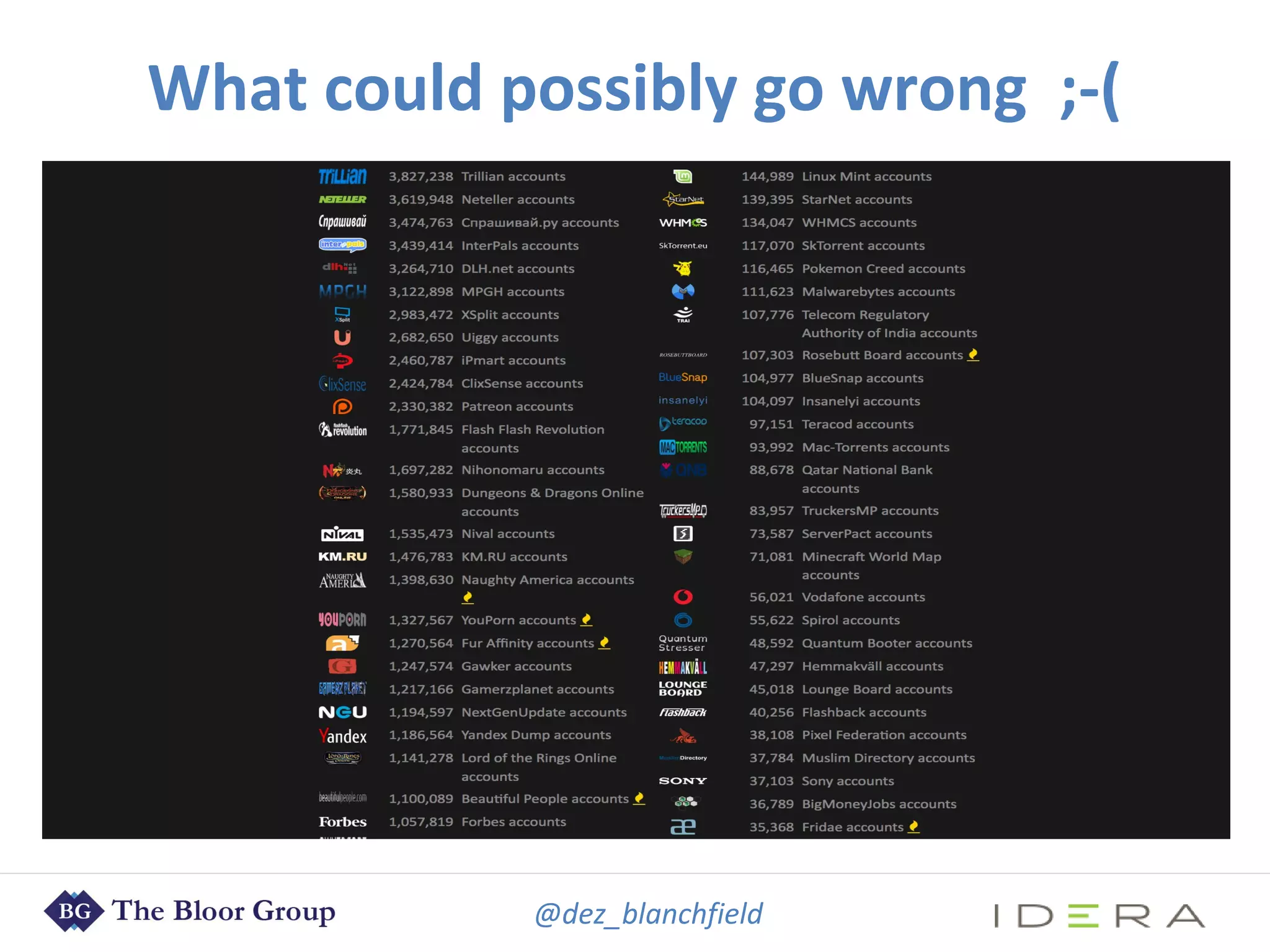 @dez_blanchfield
What could possibly go wrong ;-(
 