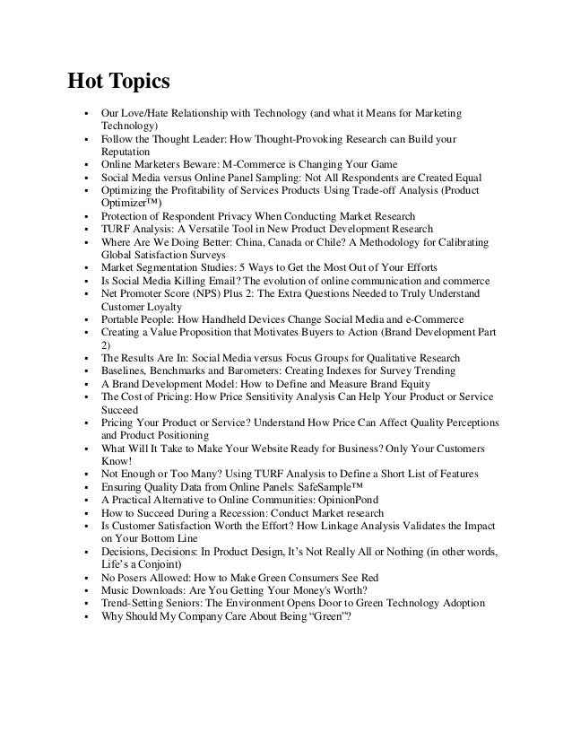 pics Hot Relationship Topics To Discuss hot topics in mktng