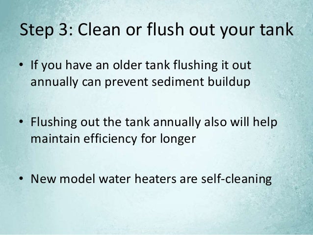 Where can you buy a self cleaning water heater?