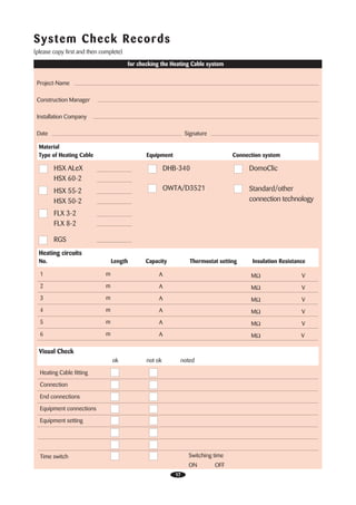 Heat Tracing Chart.pdf Hot Water Temperature Maintenance Heat Tracing - Planning Instructions ...