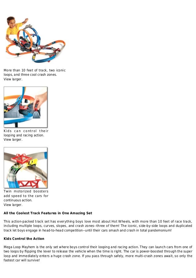 Hot wheels mega loop mayhem trackset