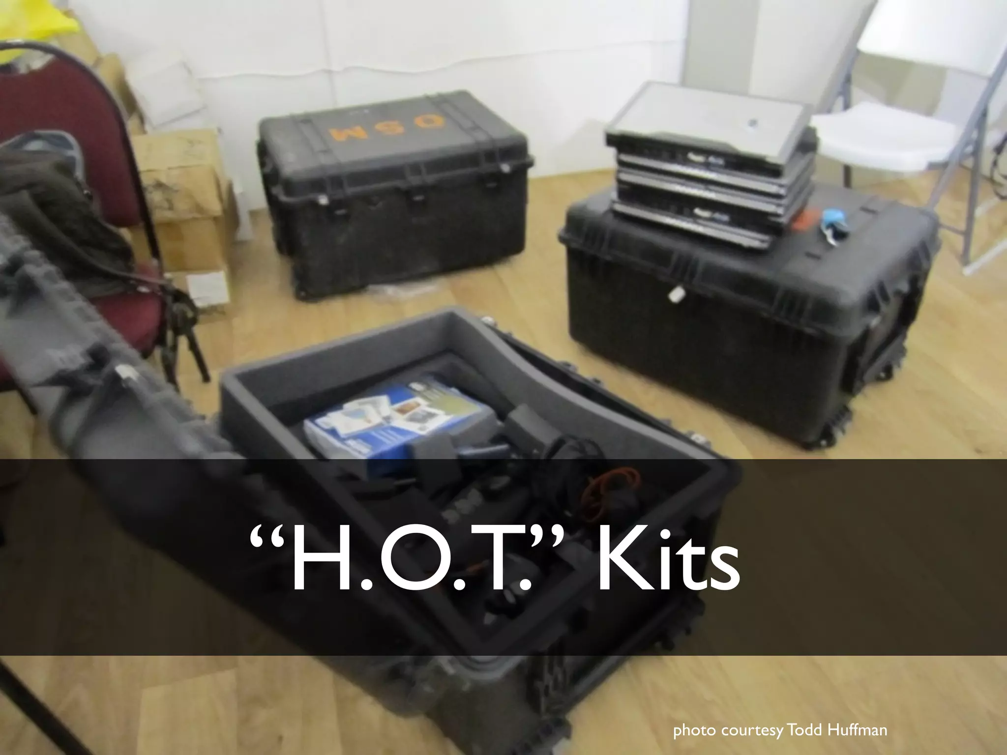 “H.O.T.” Kits
           photo courtesy Todd Huffman
 