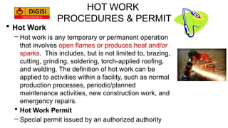HOT WORK ASSESSOR AWARENESS TRAINING FOR WORKERS | PPTX