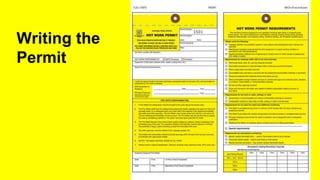 Writing the 
Permit 
 
