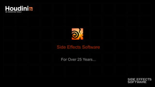 Side Effects Software
For Over 25 Years...
 