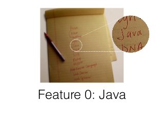 Feature 0: Java
 