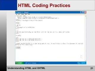 HTML Coding Practices 
