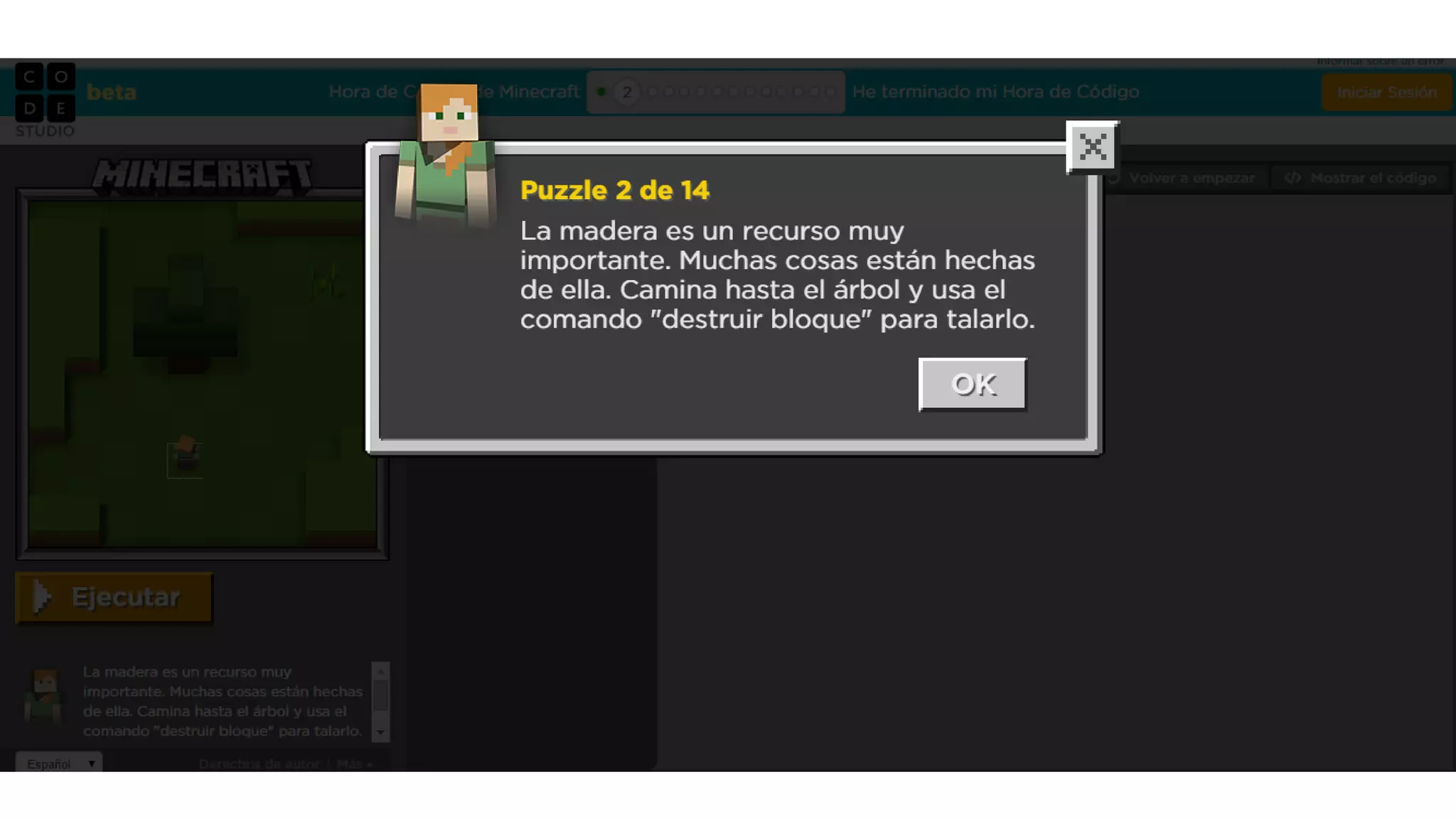 My Hour of code Minecraft | PDF