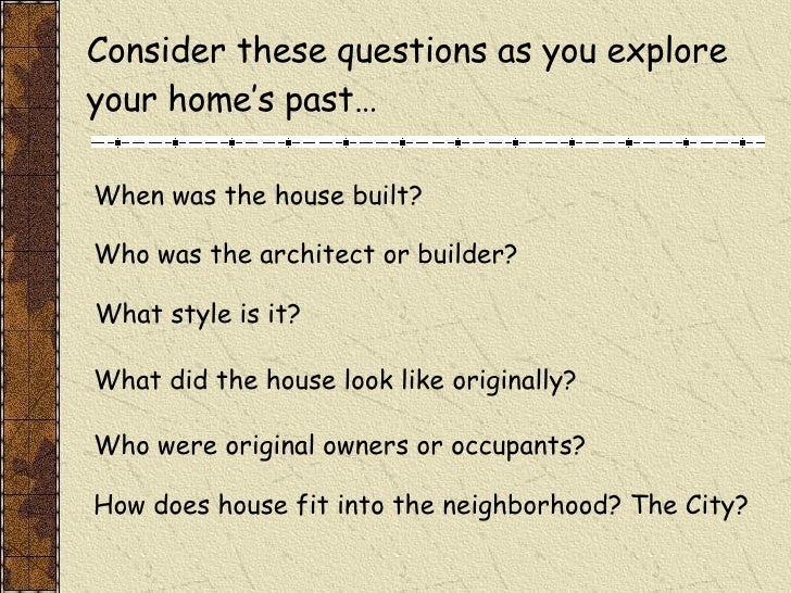 Where can you find the history of your home's previous owners?