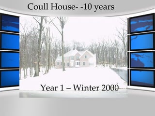 Coull House- -10 years  Year 1 – Winter 2000 