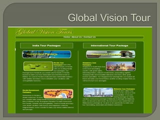 Global Vision Tour,[object Object]