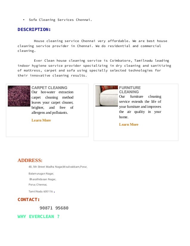 house cleaning services chennai cleaning service description