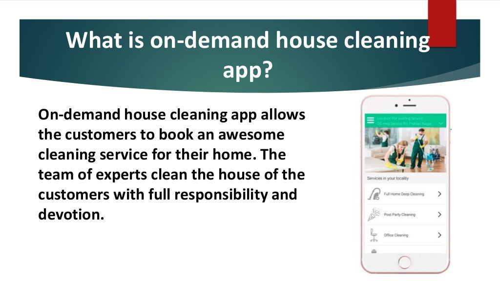 On Demand House Cleaning App