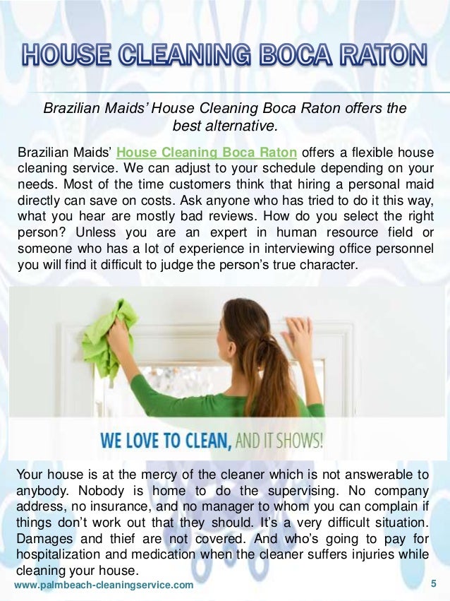 House cleaning boca raton