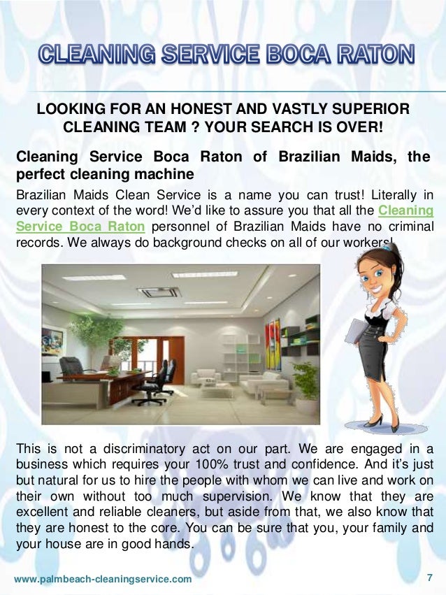 House cleaning boca raton