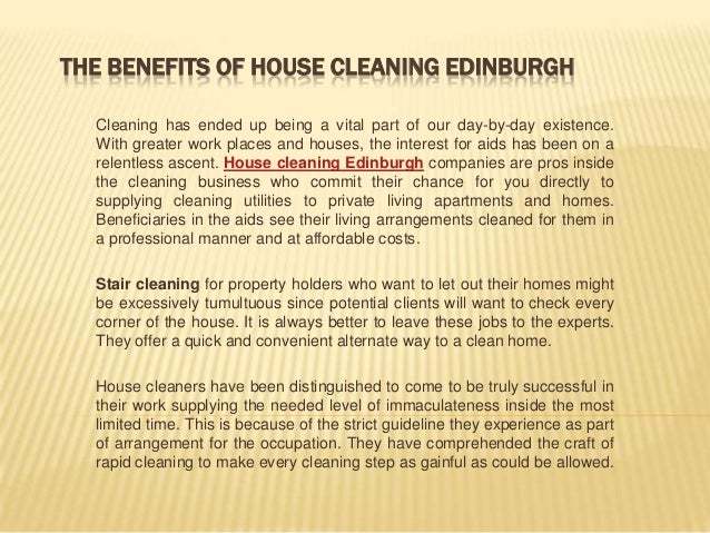 Part time cleaning jobs in edinburgh