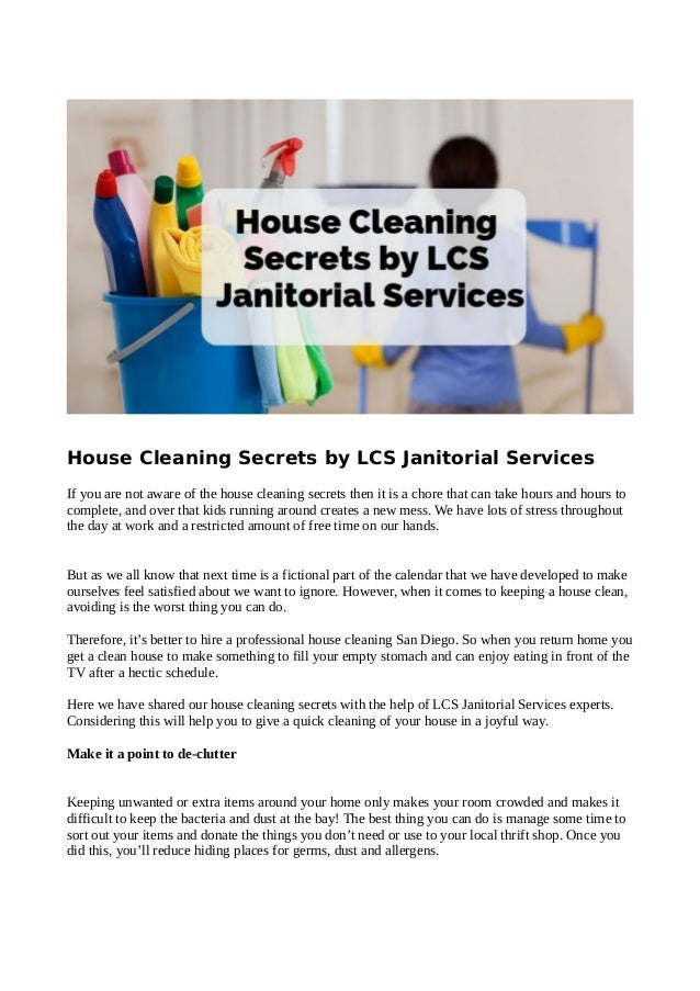 house cleaning secrets by lcs janitorial services house cleaning help