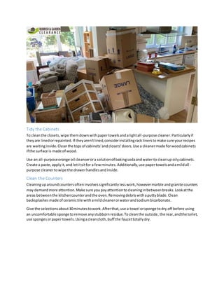 House clearance Croydon, Just how to clean a New Home.docx