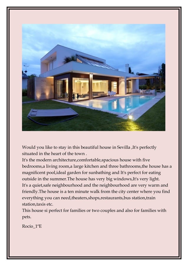 House Descriptions Int1 e F g