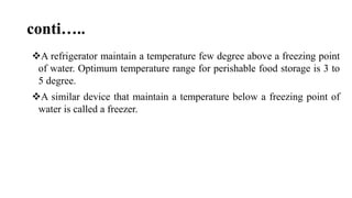 Household-Refrigeration and-and-freezers | PPTX