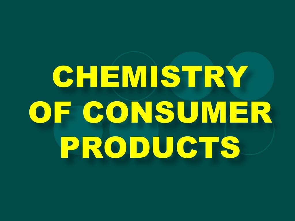 Household and personal care products