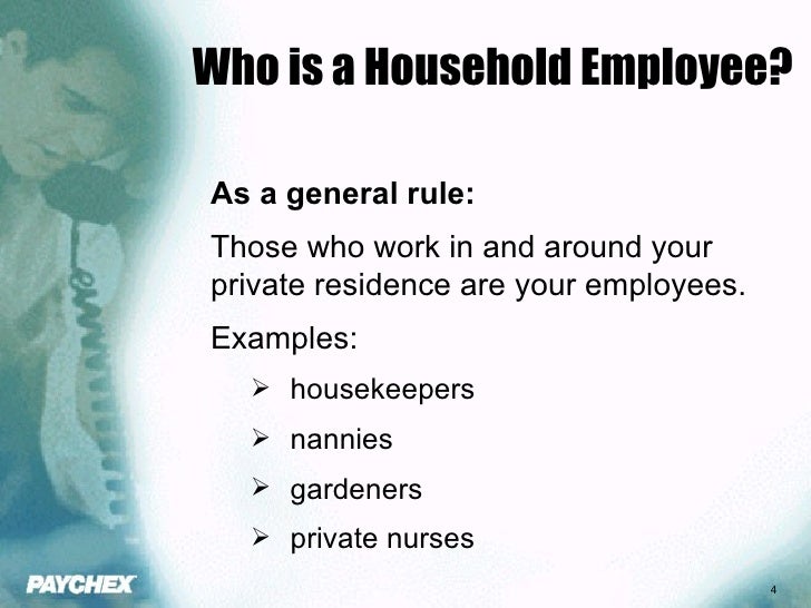 Household Employee Presentation