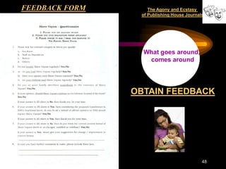 FEEDBACK FORM       The Agony and Ecstasy
                 of Publishing House Journals




                  What goes around,
                   comes around




                OBTAIN FEEDBACK




                                            48
 
