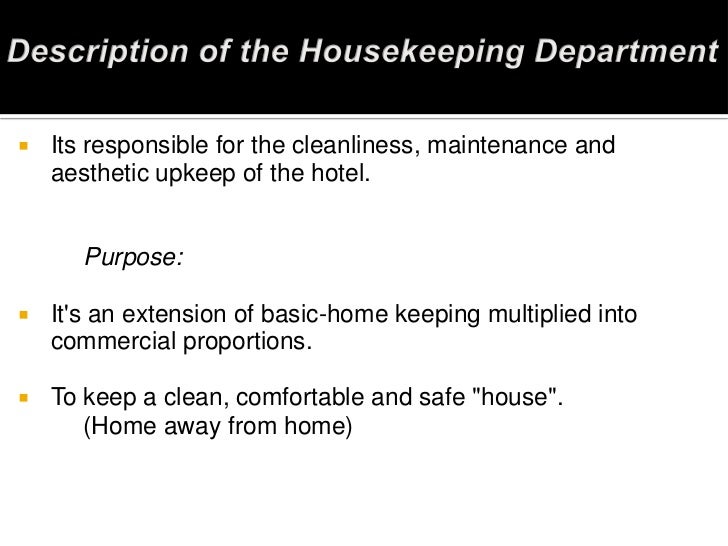 Housekeeper