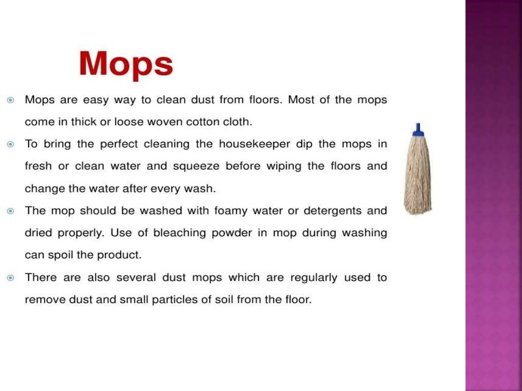 Housekeeping cleaning equipments