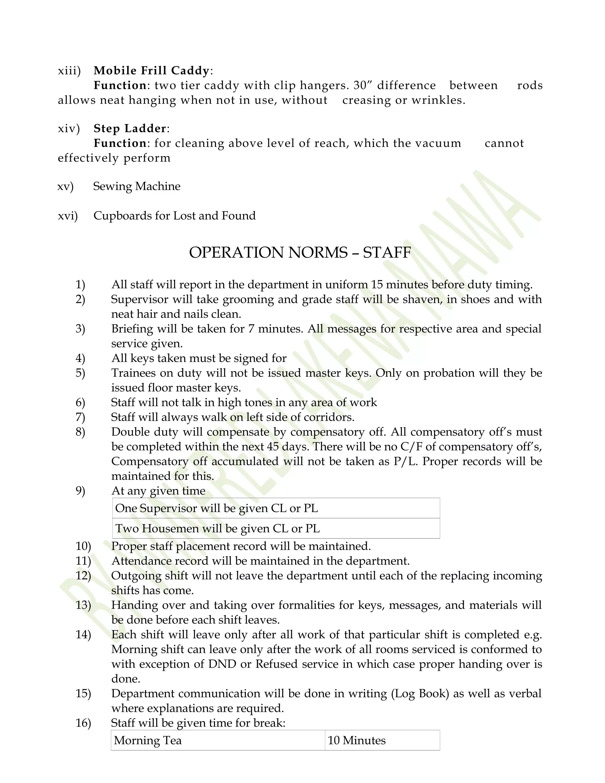 Housekeeping manual _(1)[1] | DOC
