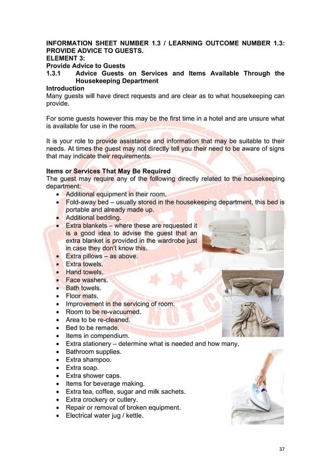 HOUSEKEEPING NC II CBLM