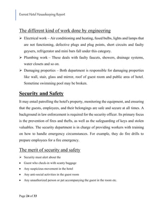 Engineering Control Examples Housekeeping Housekeeping Department | DOCX