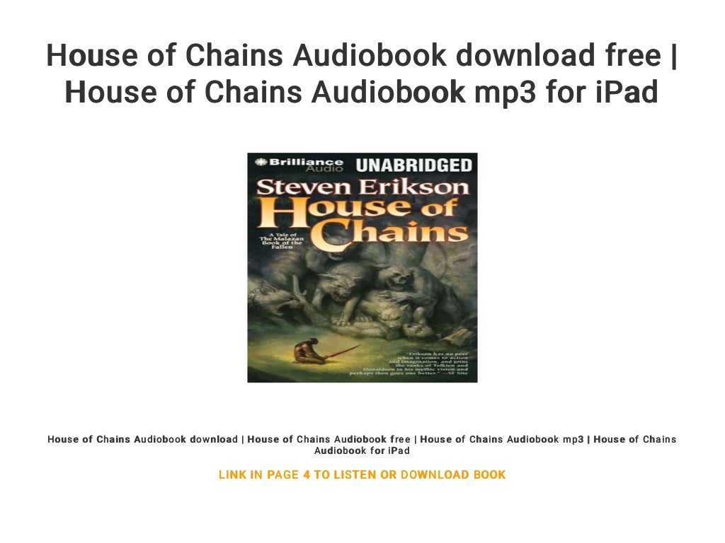 House of Chains Audiobook download free House of Chains Audiobook m…