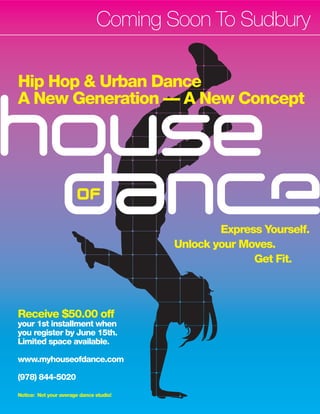 House of Dance Flyer