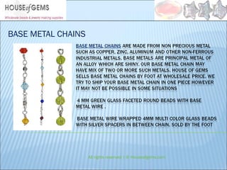New variety of chains are available at Houseofgems.com