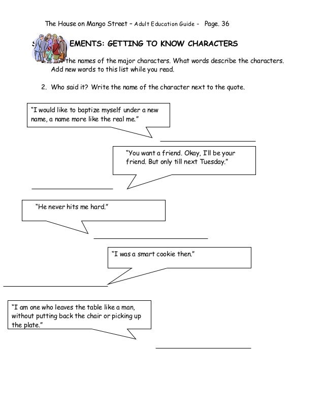 Character Analysis: Esperanza Moved To Mango Street