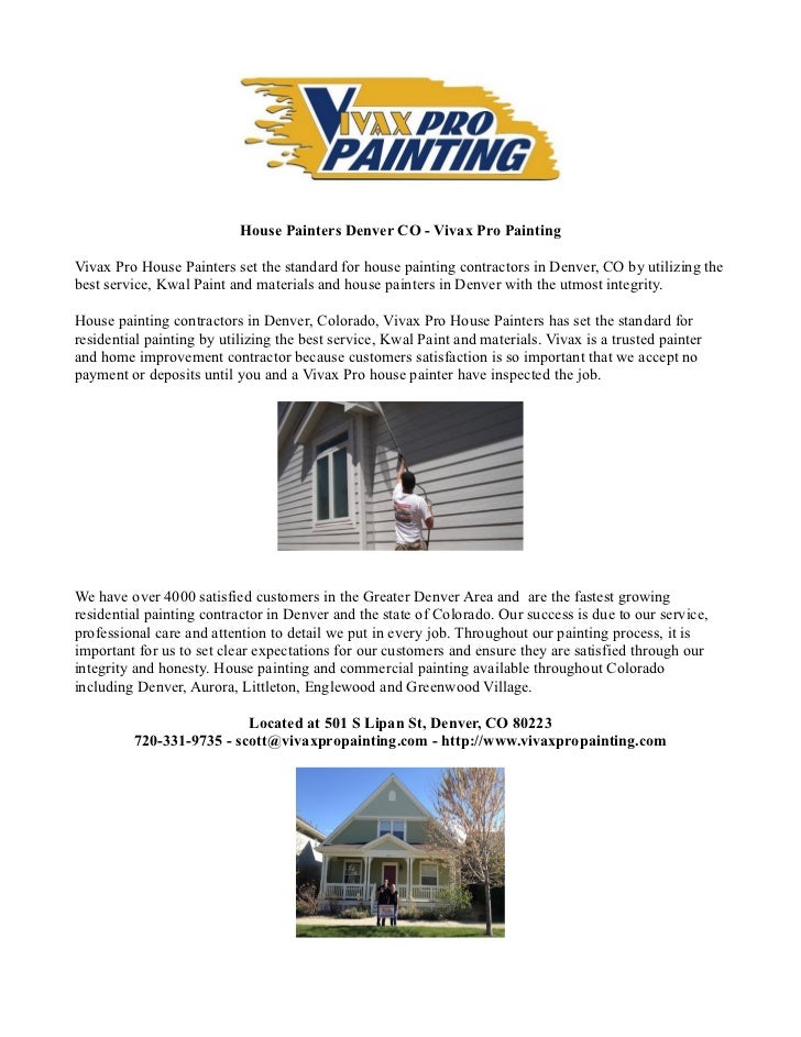 house painters denver co vivax pro painting