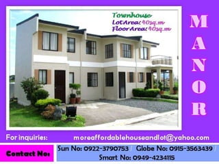 House and Lot for sale (Murang Bahay at Lupa)