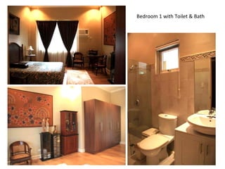 Bedroom 1 with Toilet & Bath 