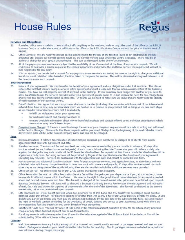 House rules PDF