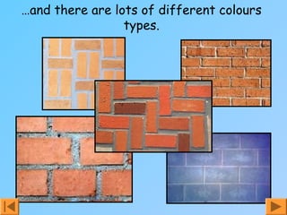 …and there are lots of different colours
types.
 