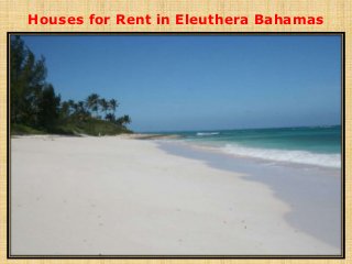 Houses for Rent in Eleuthera Bahamas
 